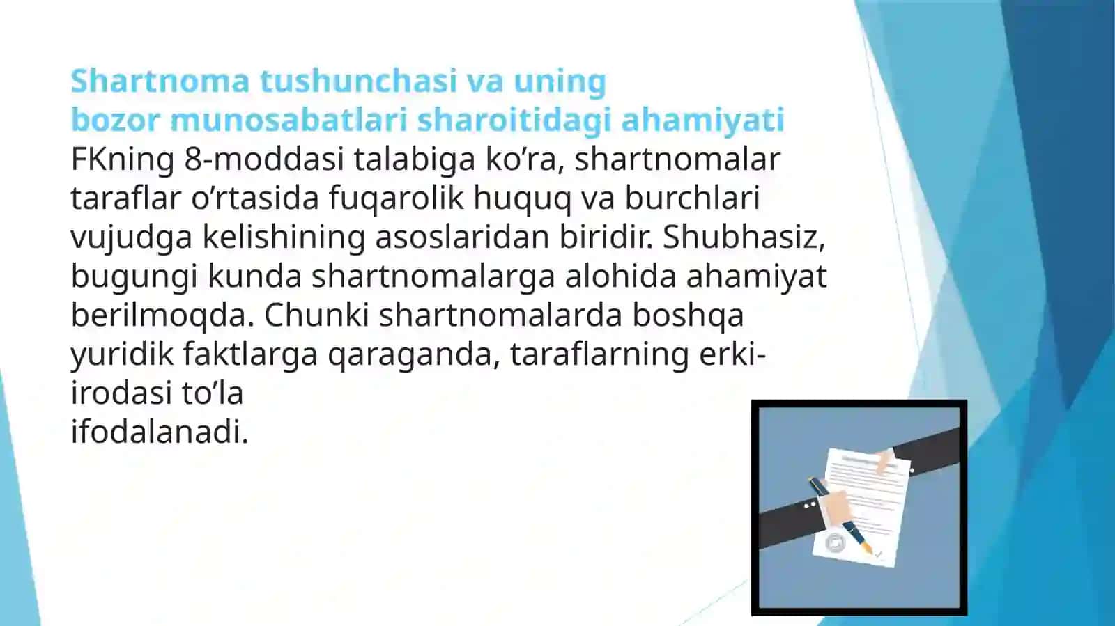 Shartnomalarni tuzish boyicha asosiy qoidalar 3
