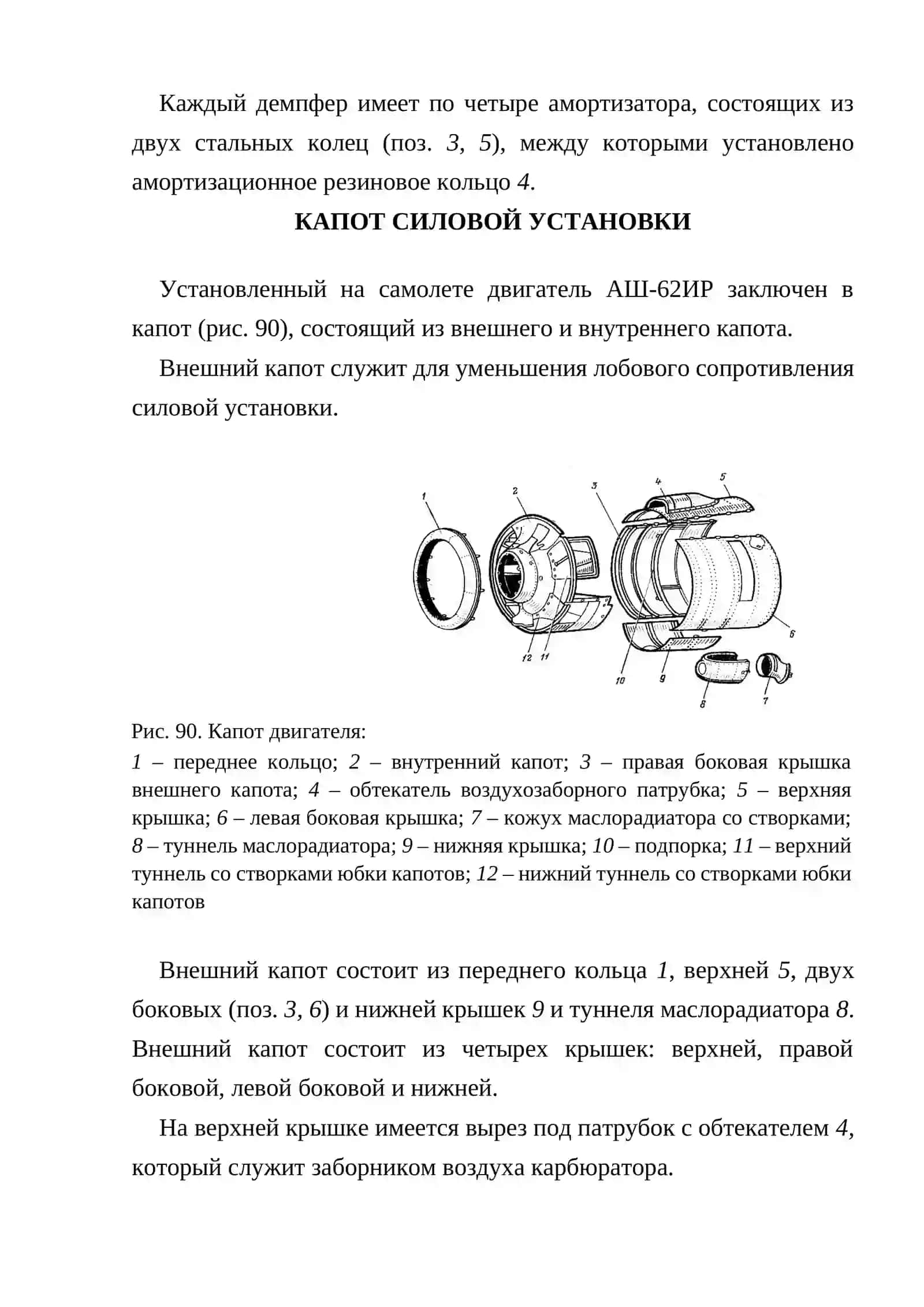 Силовая установка самолёта Ан-2 3