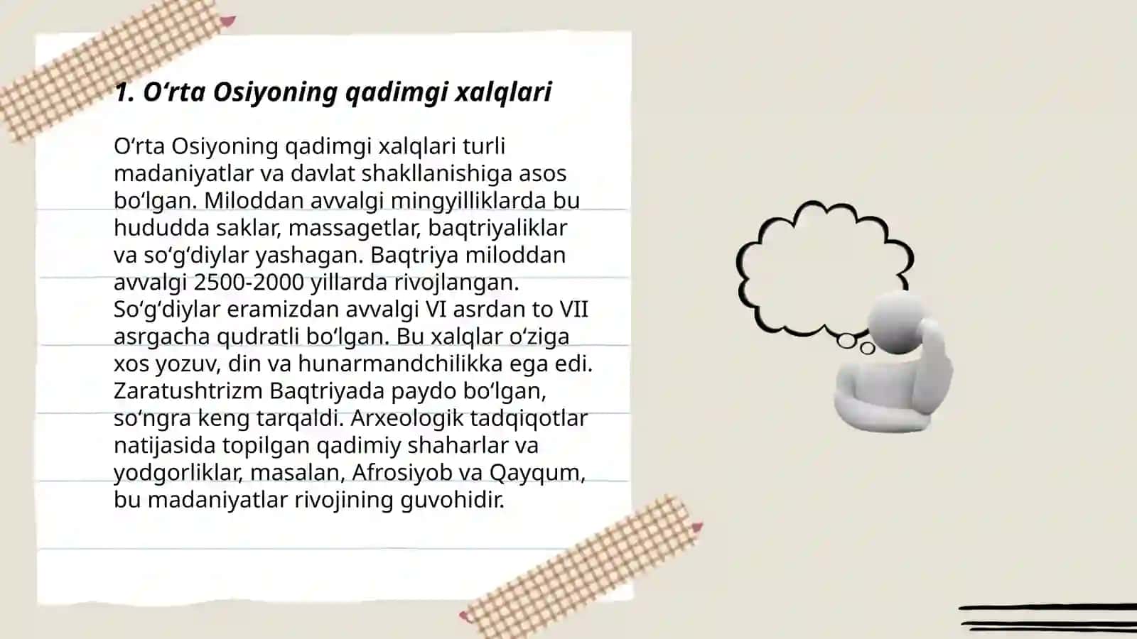 O'rta Osiyoning qadimgi aholisi 3