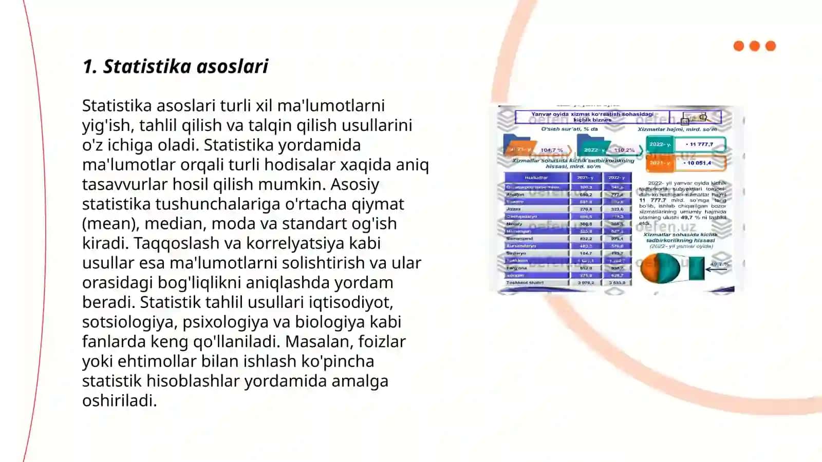 Variatsiyani statistik oʻrganish zarurligi 3