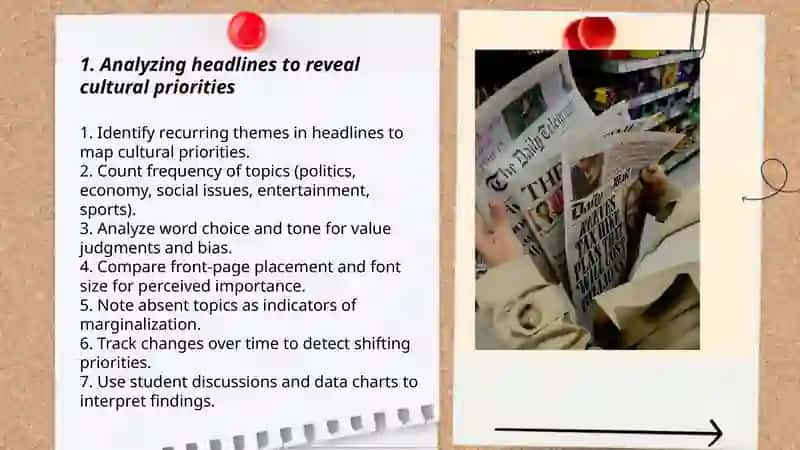 Materials for teaching culture: Newspapers 3