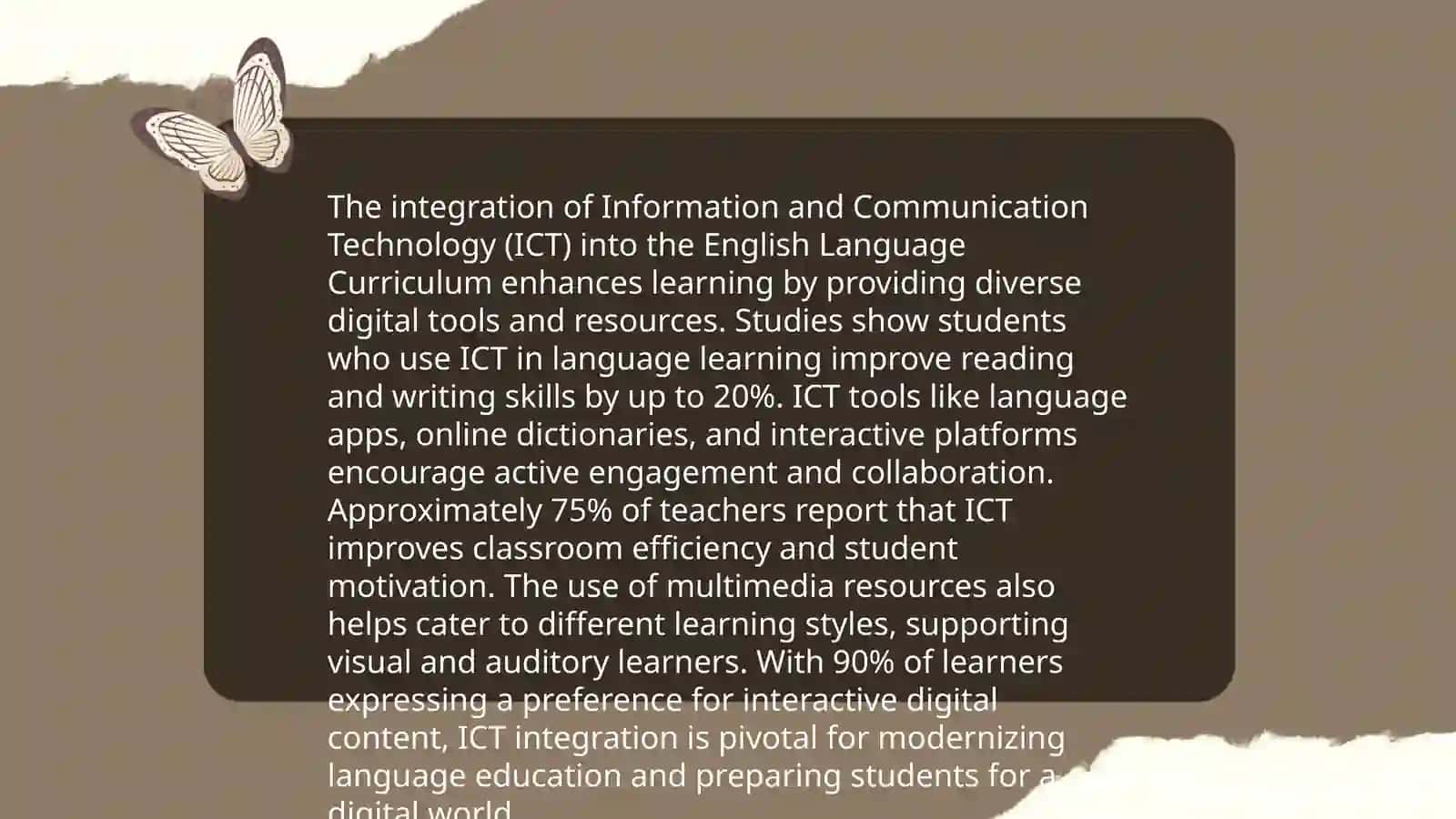 Application of information and communication technologies in English language teaching and assessment 3