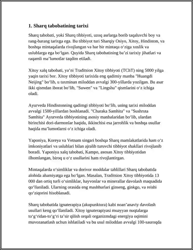 SHARQ XALQ TABOBATI DAVOLASH TIZIMI 3