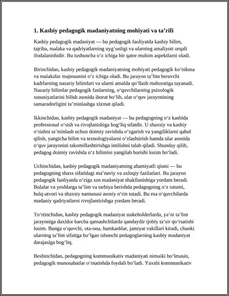 KASBIY PEDAGOGIK MADANIYAT 3