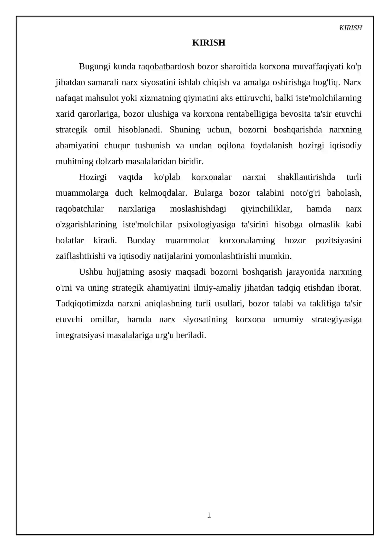 Bozorni boshqarishda narxning ahamiyati 3