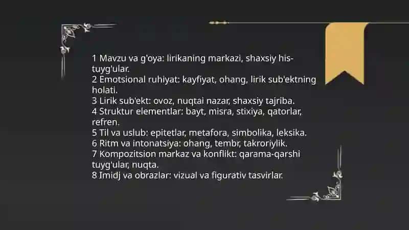 Lirik,epik va dramatik asar kompozitsiyalari 3
