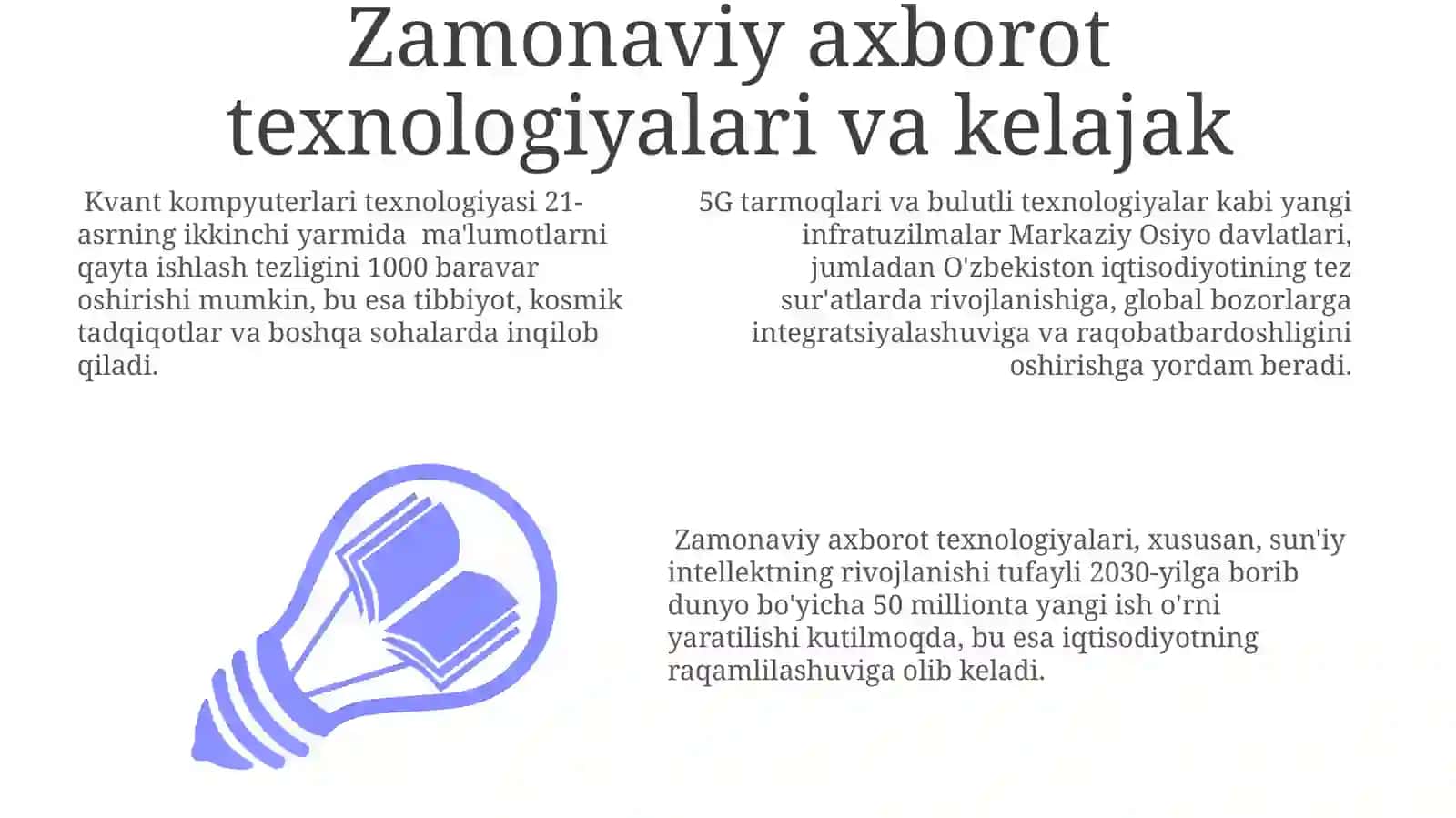 Zamonaviy axborot texnologiyalari va kelajak 3