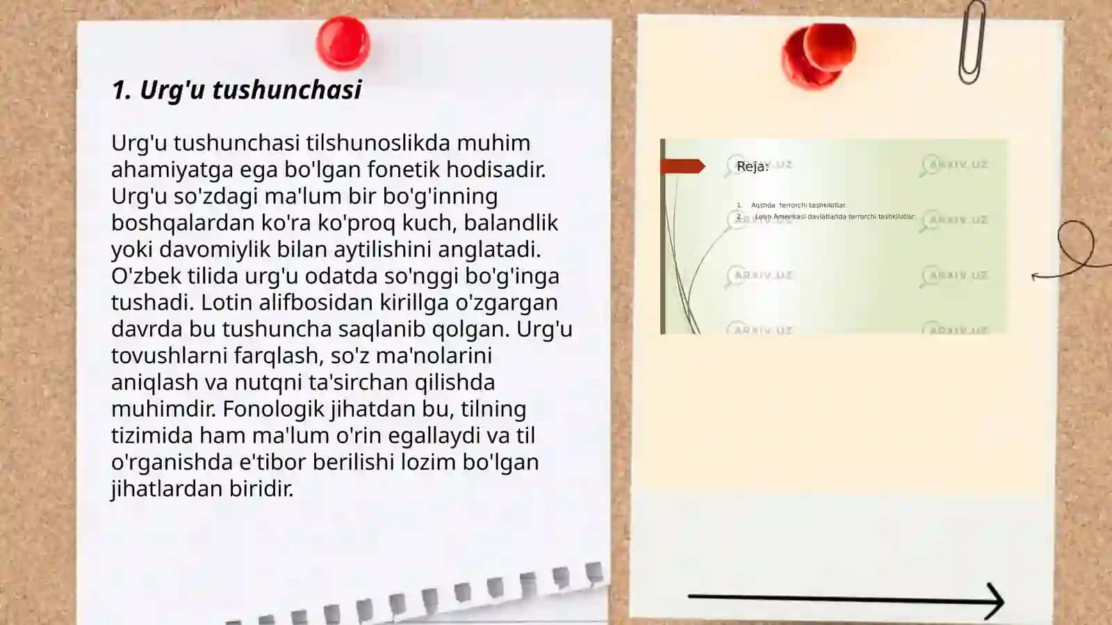 Lotin alifbosi. Urğu qõyish qoidalari 3