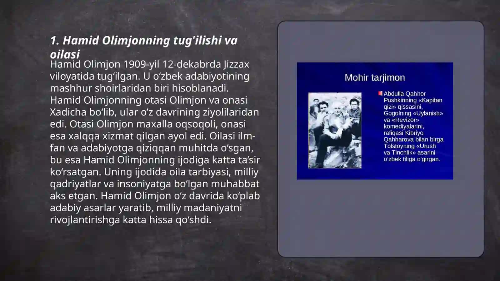 Hamid Olimjon hayoti va ijodi 3