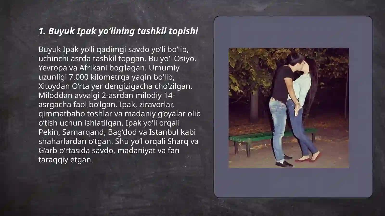 Buyuk ipak yo’li haqida slayd 3