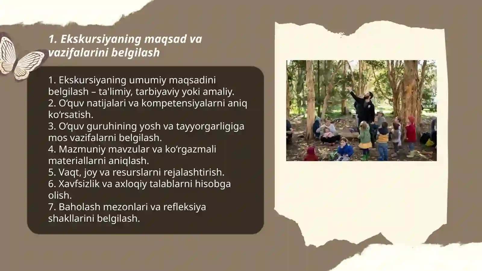 Ekskursivani tashkil setish va uni o’tkazish metodikasi 3