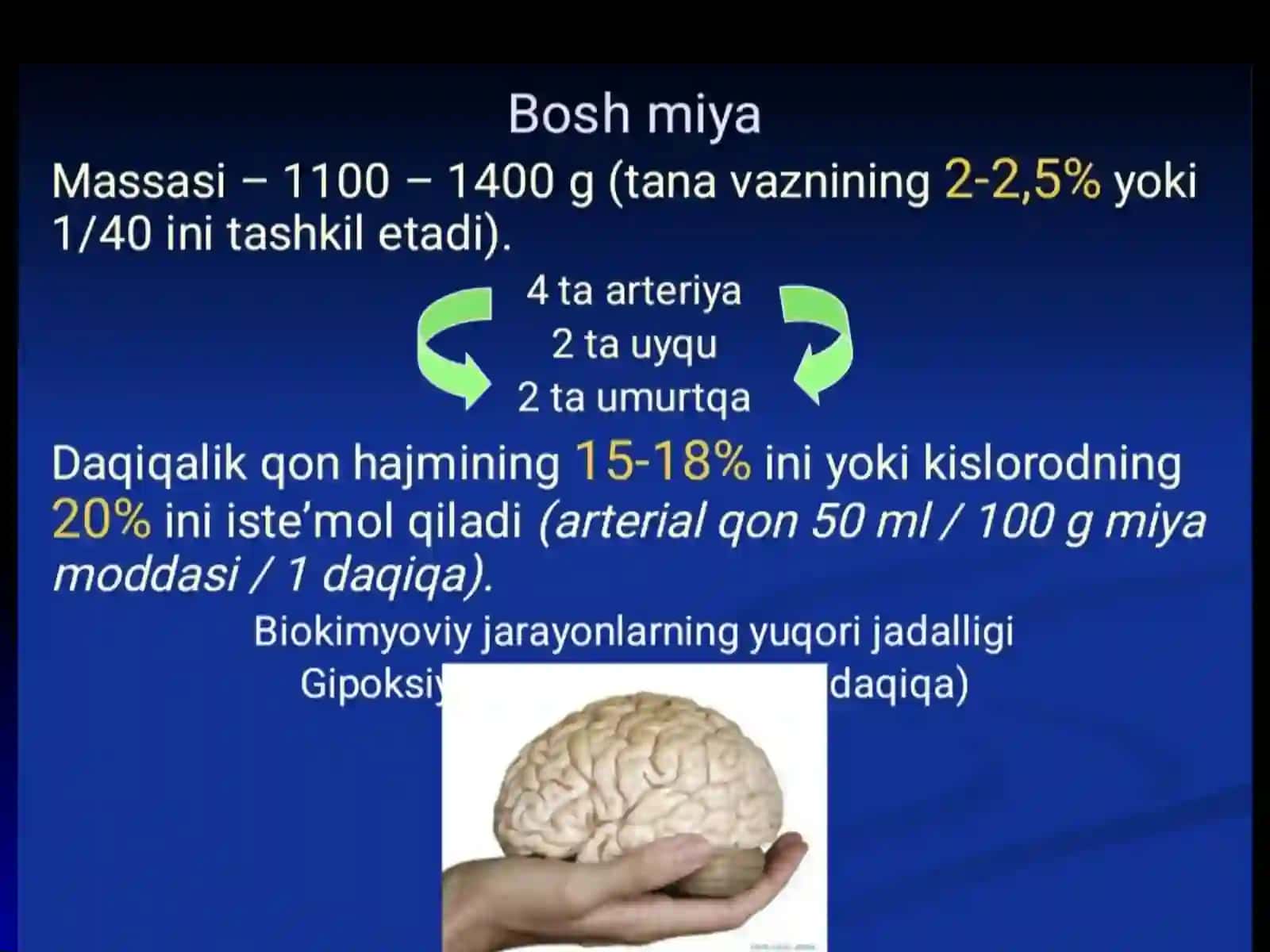 O'tkir bosh miya qon aylanishining buzilishi 3