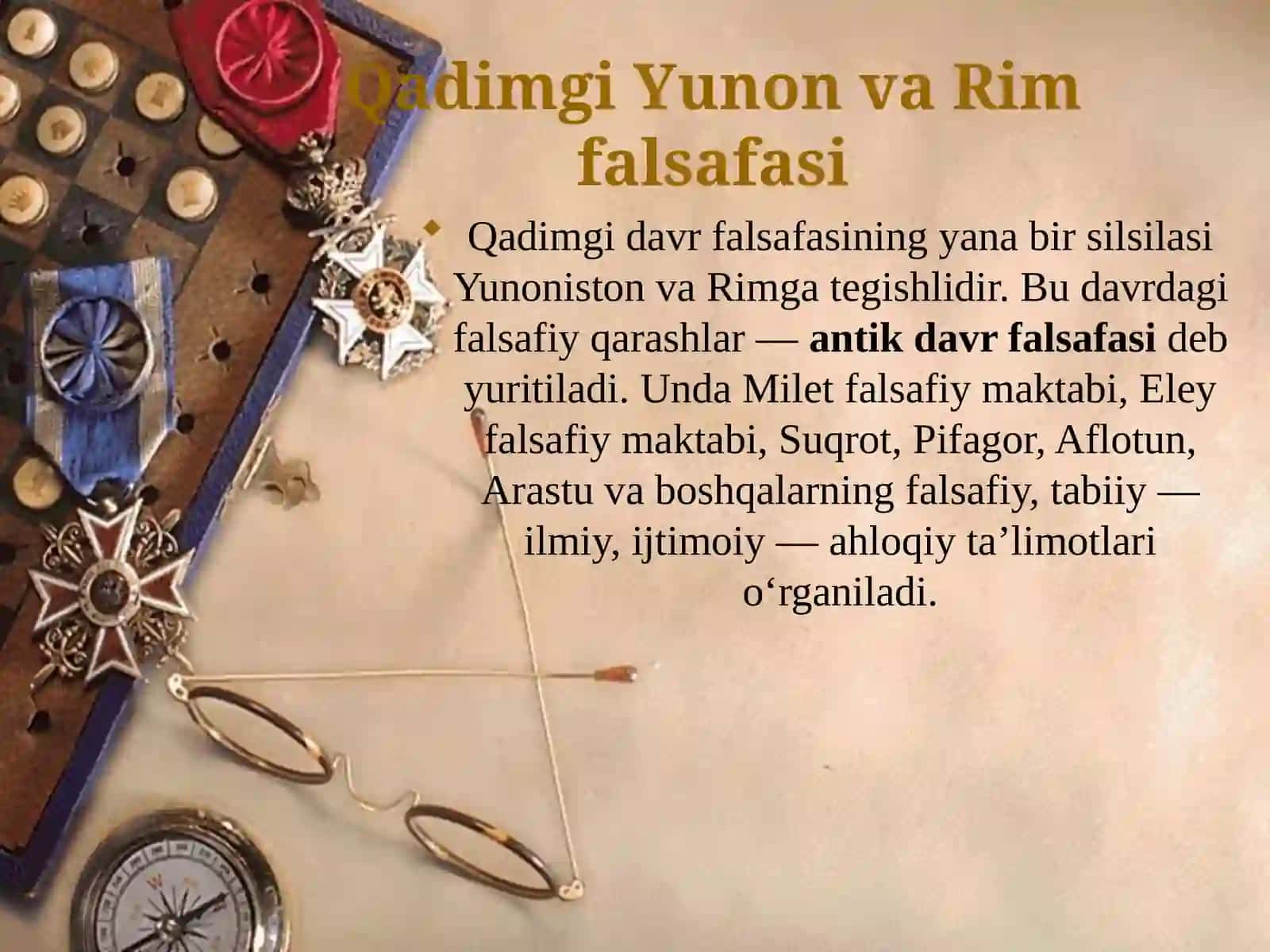 Falsafiy tafakkur taraqqiyoti bosqichlari: G’arb falsafasi 3