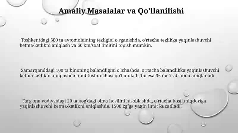 Yaqinlashuvchi ketma-ketlik 3