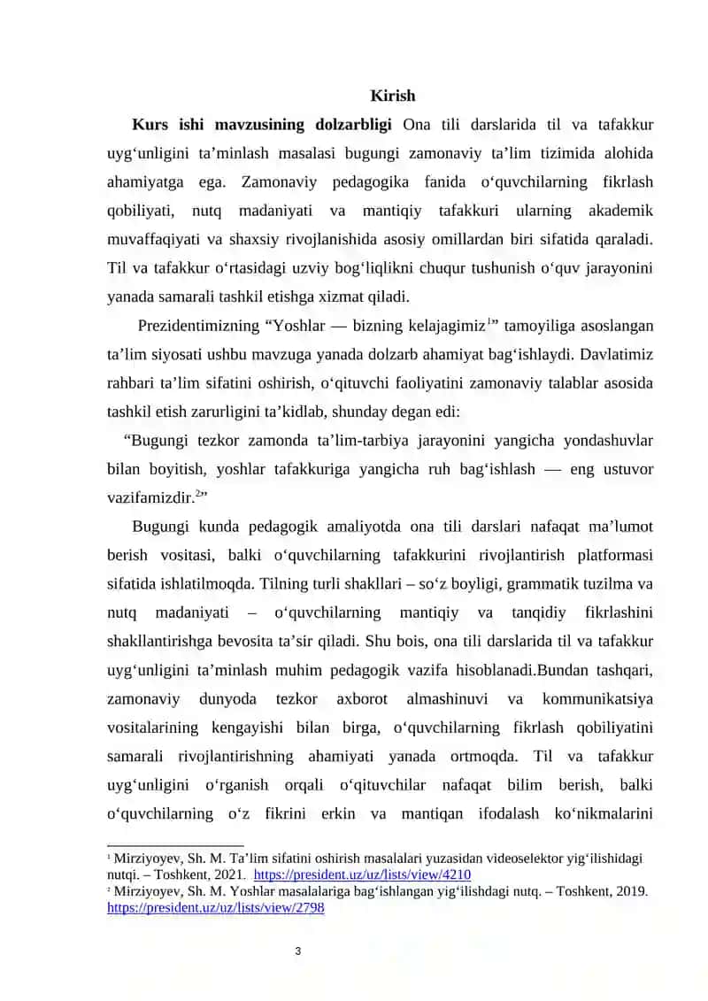 Ona tili darslarida til va tafakkur uygʻunligi 3