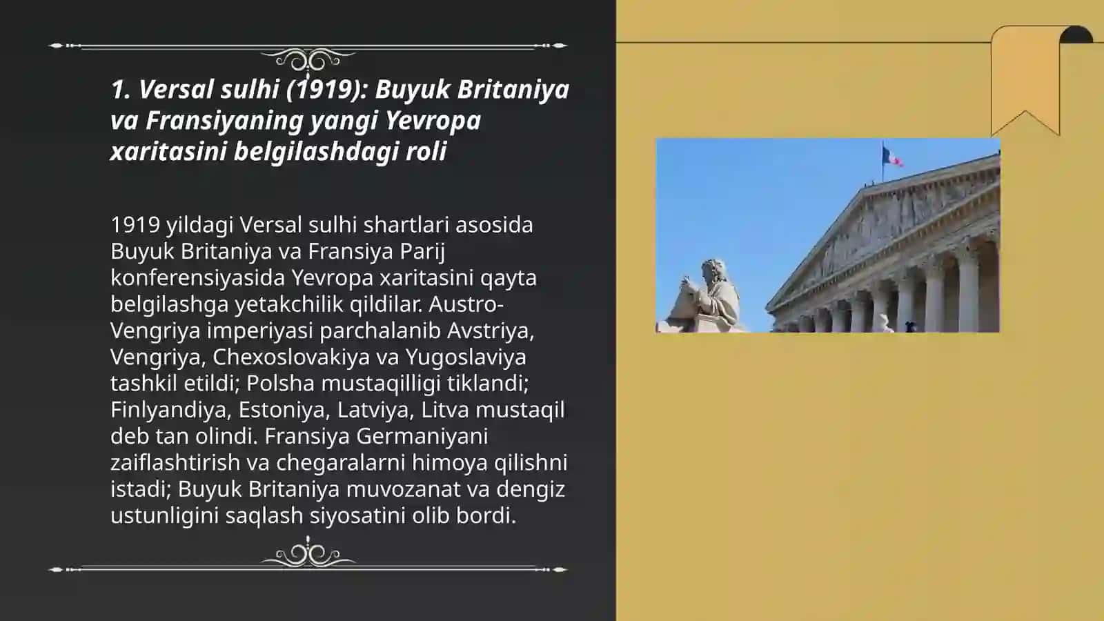 Buyuk Britaniya va Fransiya, yangi Yevropani qurish 3