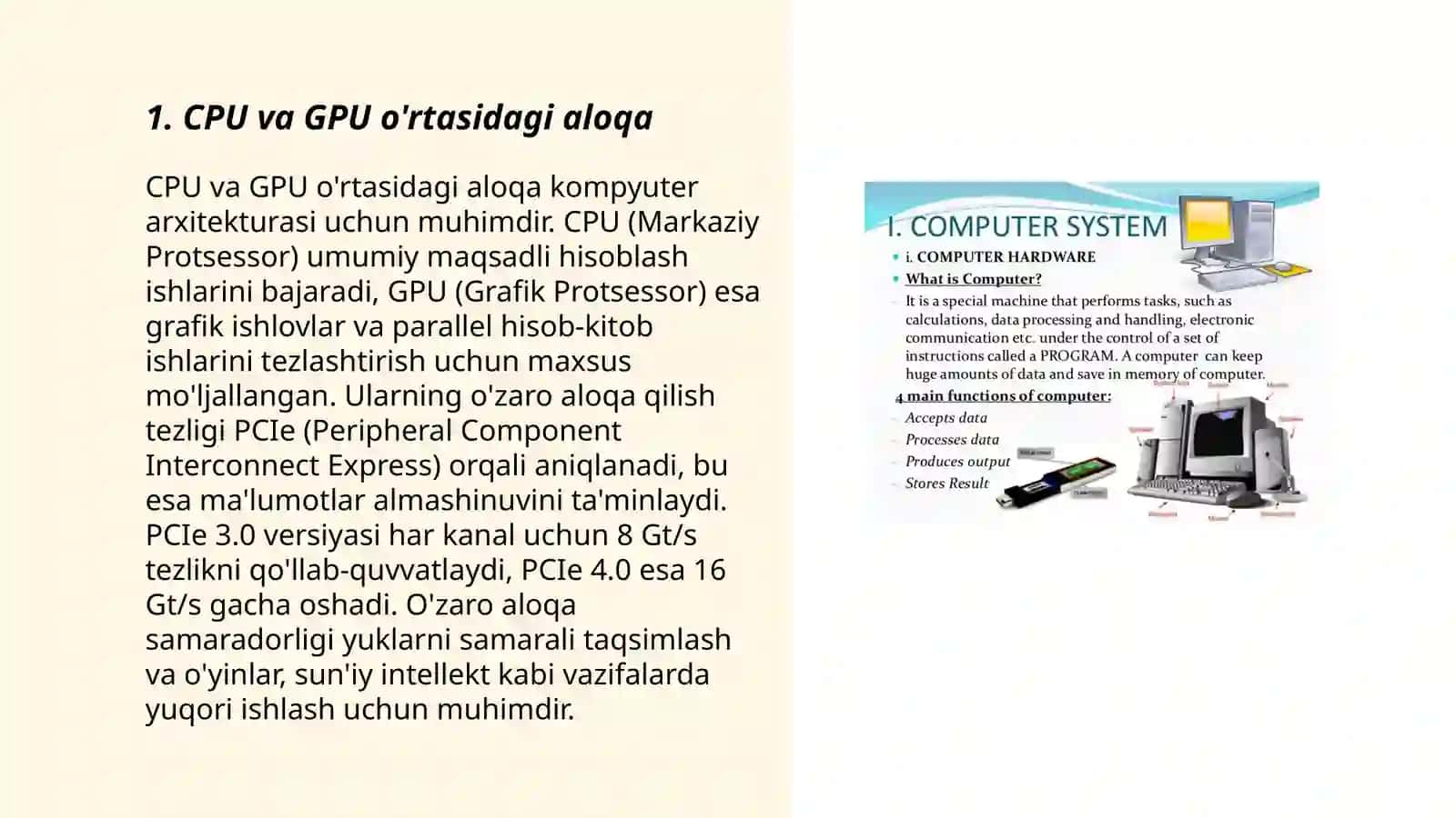 CPU va GPU o'rtasidagi aloqa 3