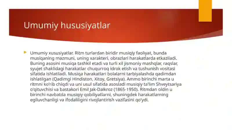 Musiqiy ritmik harakatlar 3