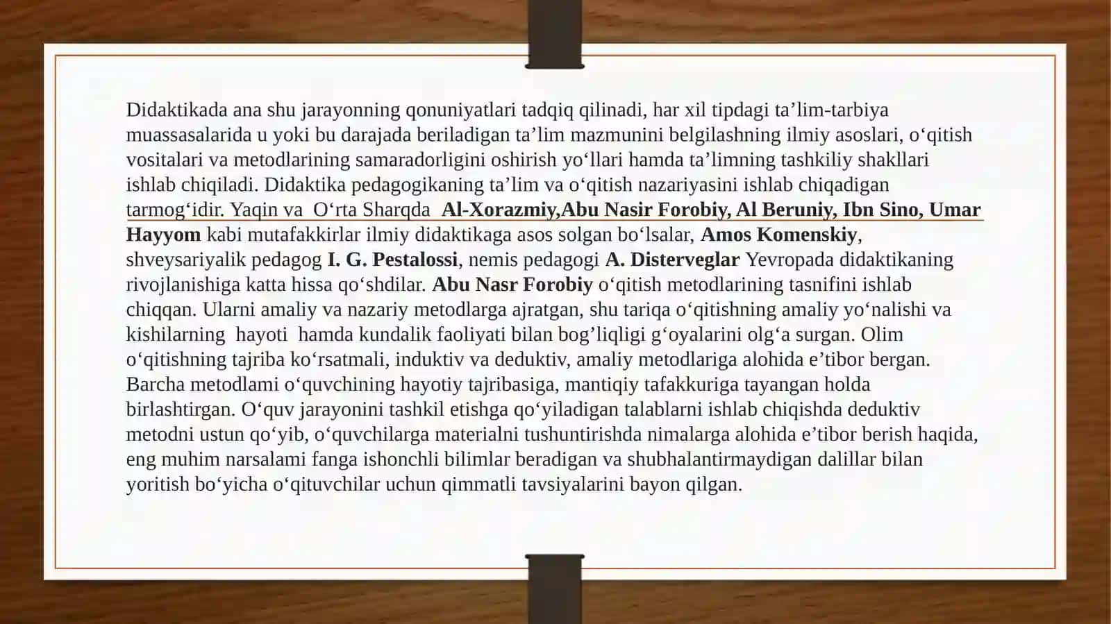 Didaktika - ta’lim  nazariyasi 3