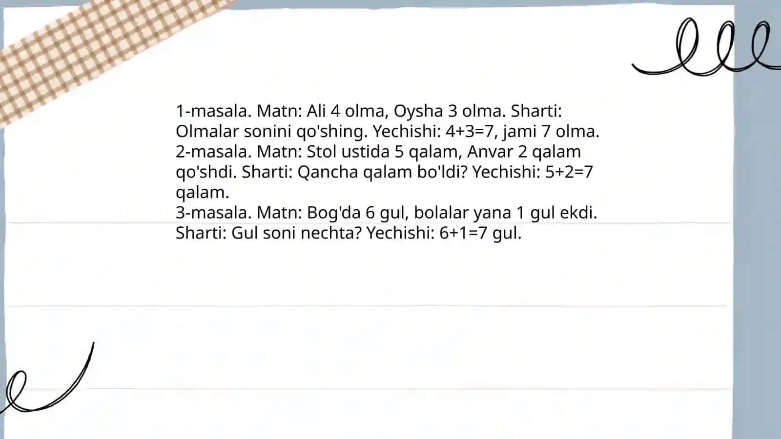 2-sinf Matematika darsligi 3