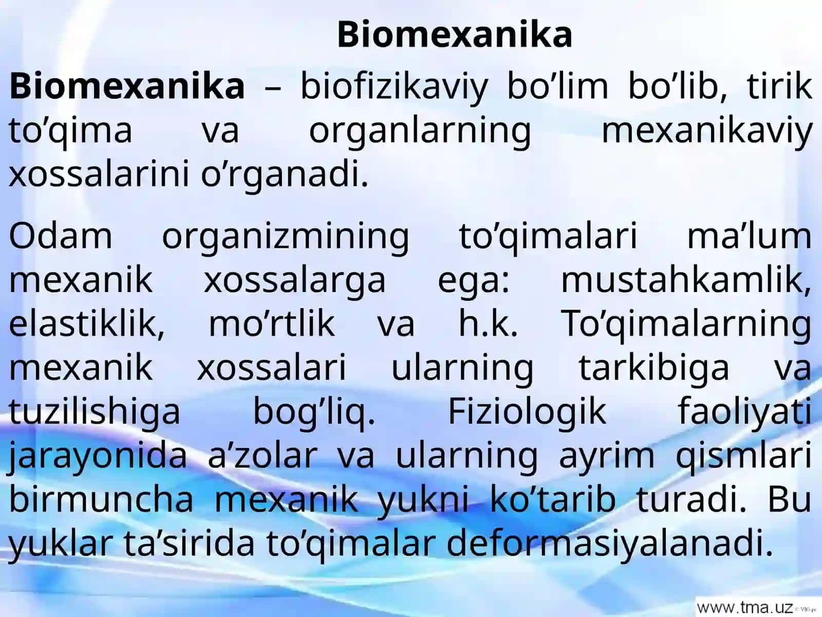 Biomexanika 3