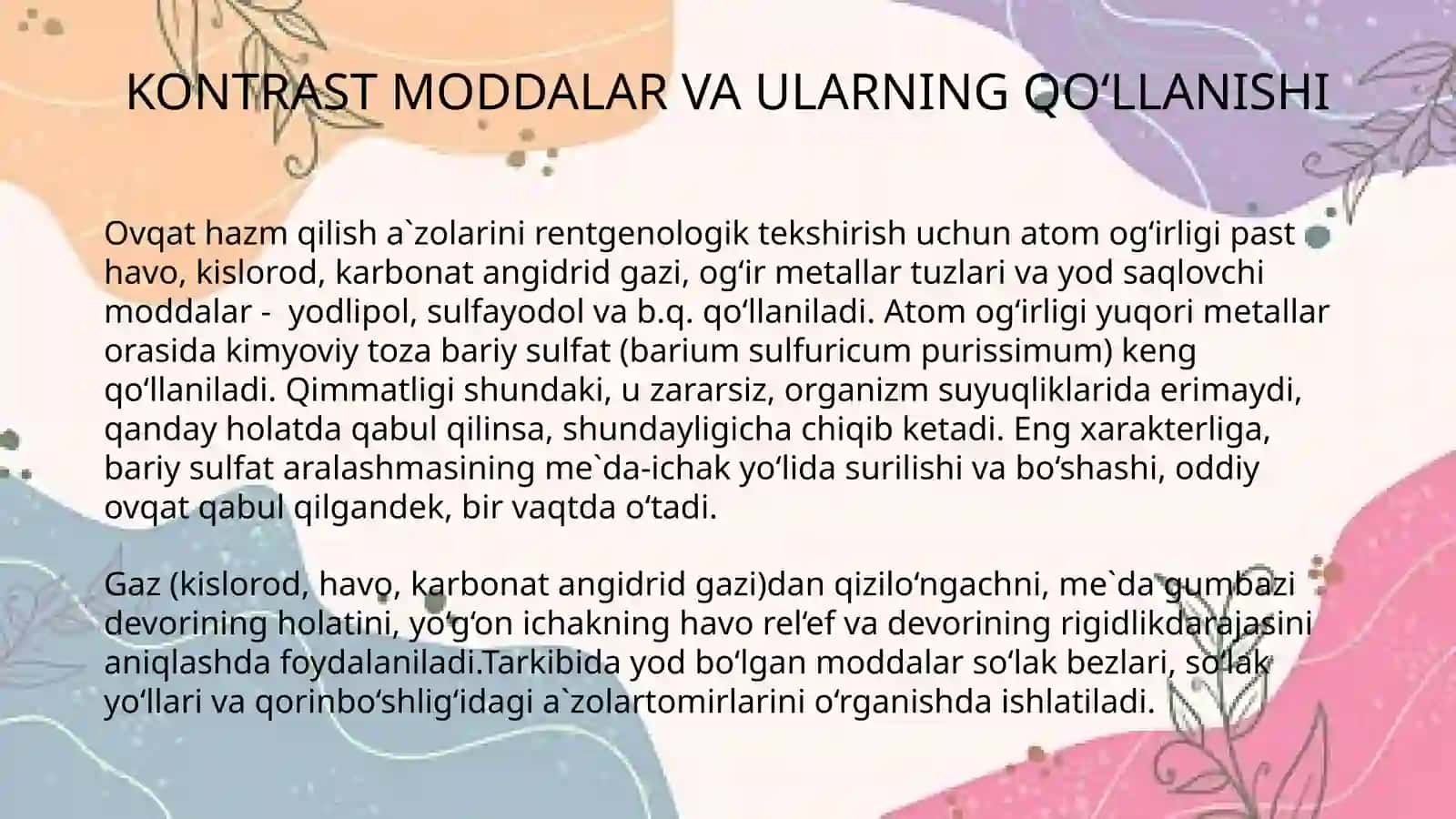 Hazm qilish tizimi nur diagnostikasi 3