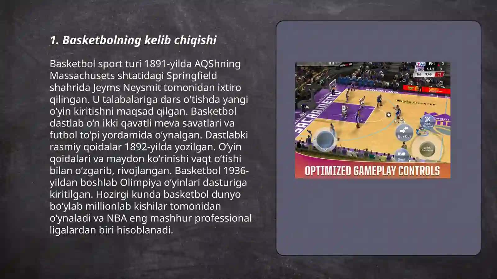 Basketbol sporti va tarixi 3