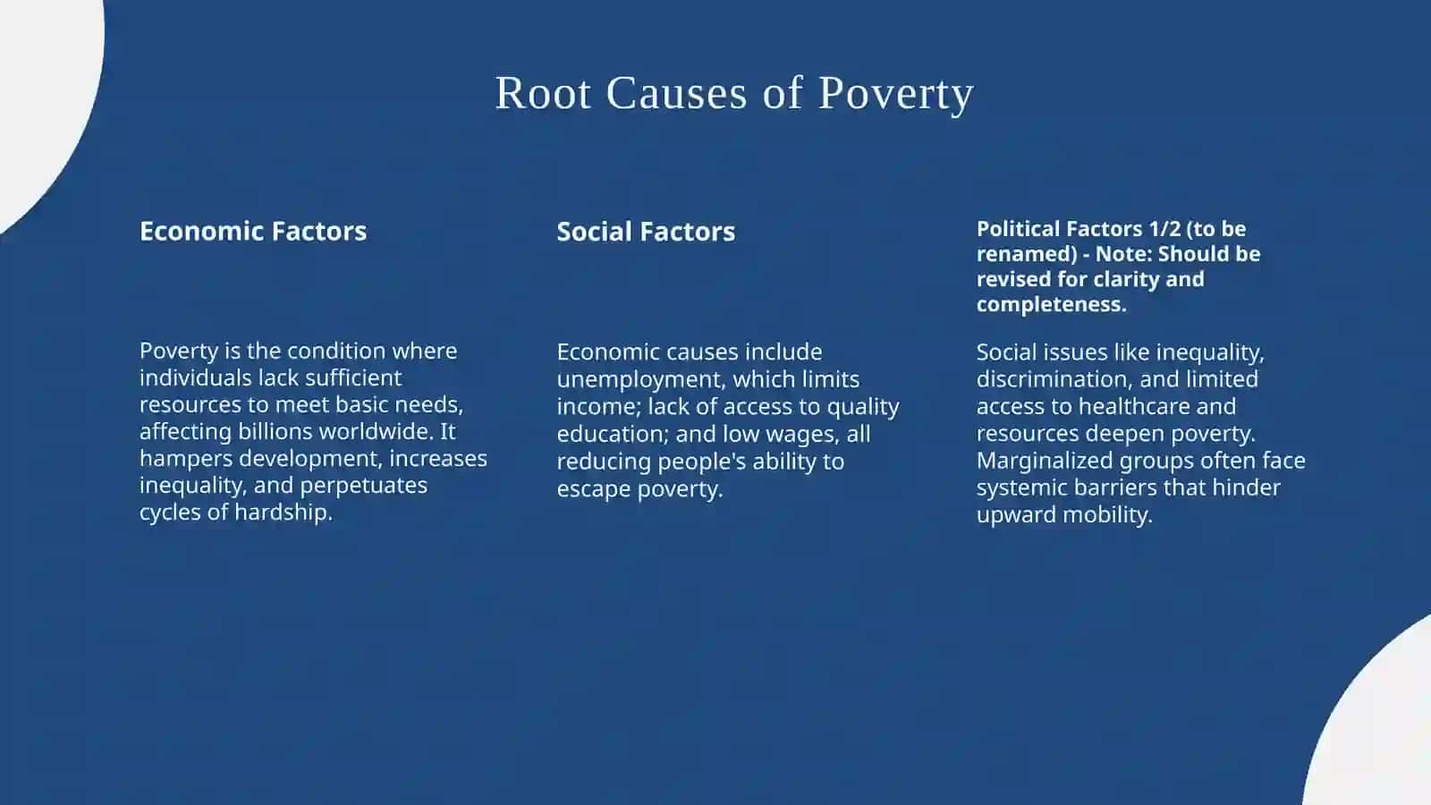Global problems: poverty,corruption,terrorism(solutions and prevention) 3