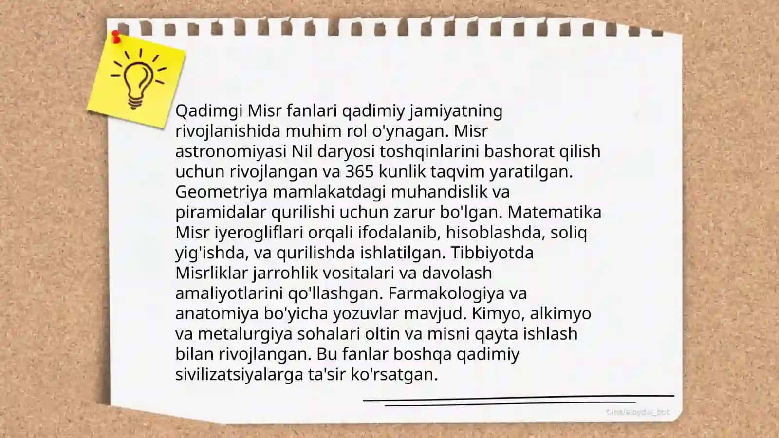 Qadimgi davrlarda fanning rivojlanishi 3