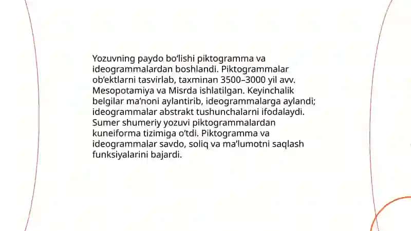 Yozuvning tarixiy taraqqiyoti 3