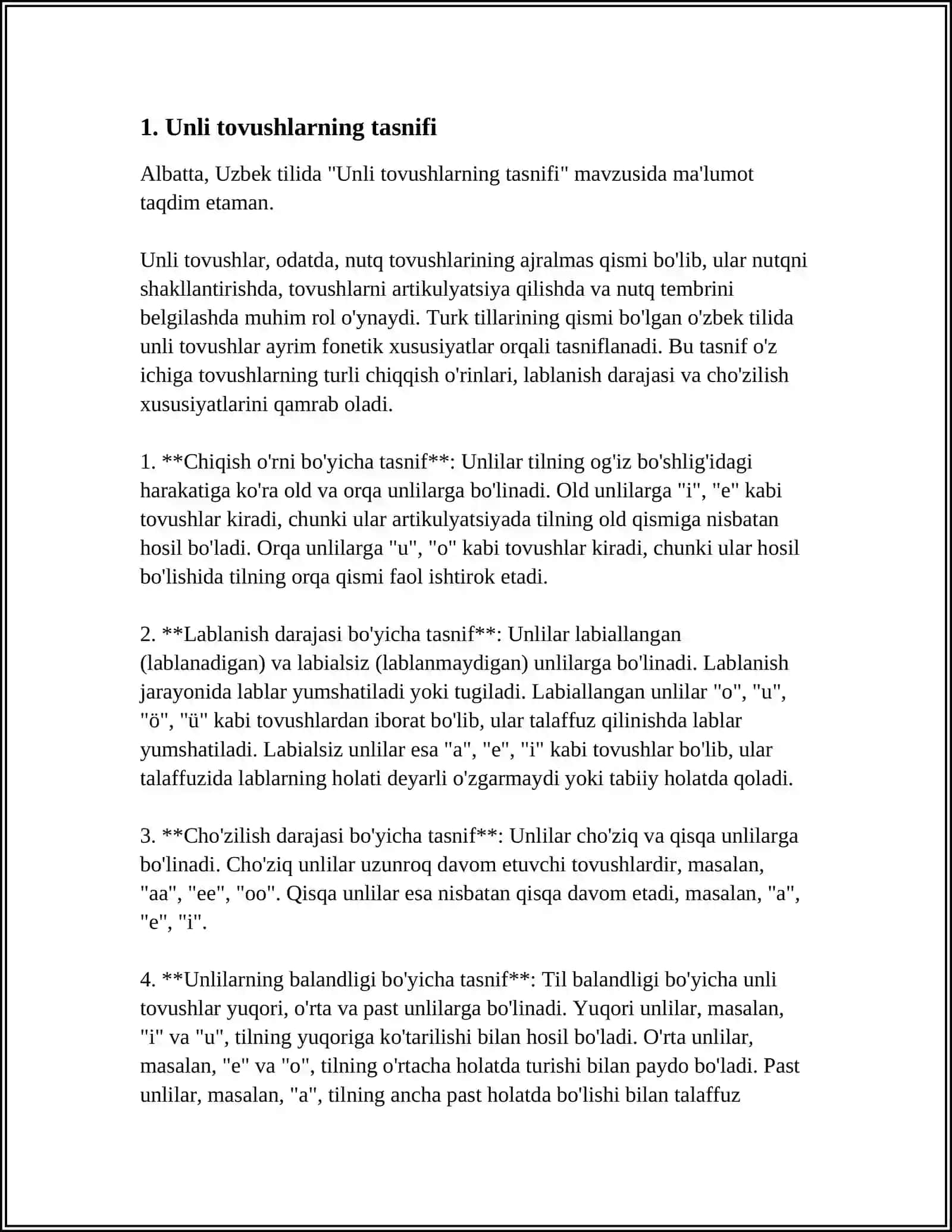 UNLI TOVUSHLAR 3