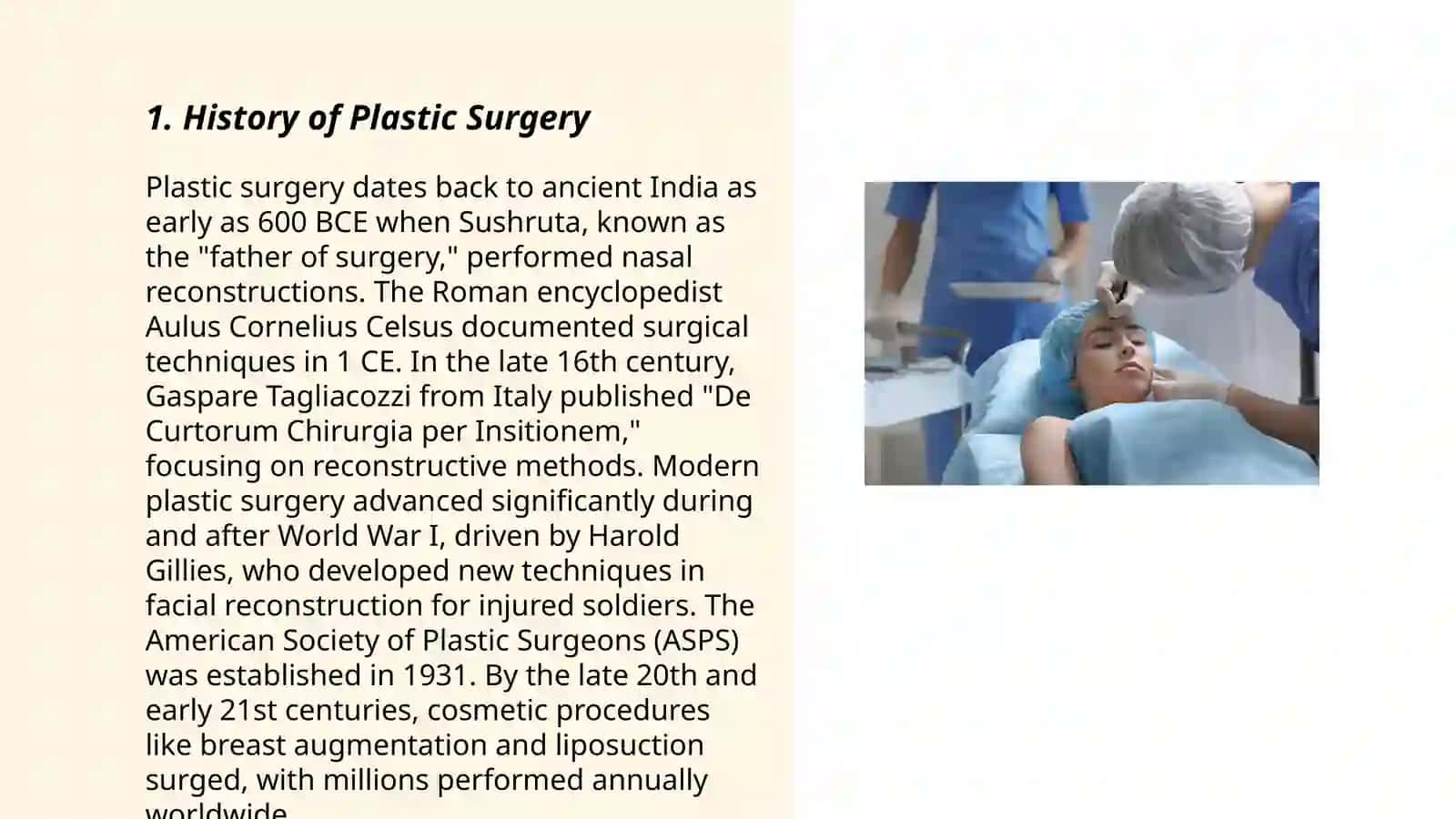 Plastic surgery 3