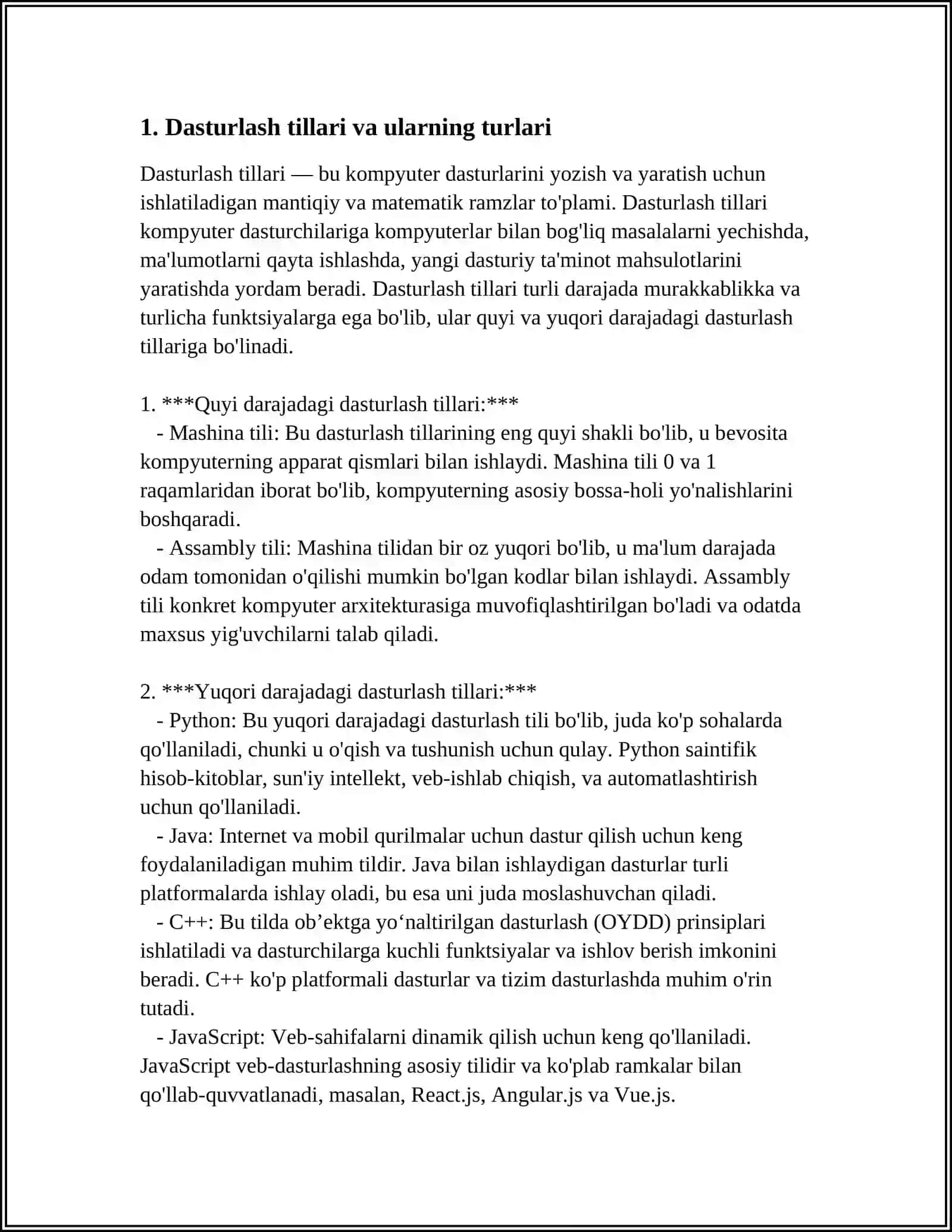 KODLAR HAQIDA 3