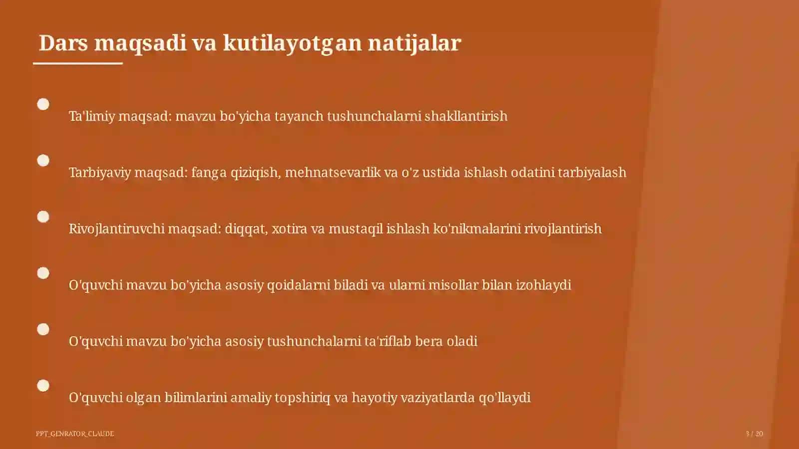 Sog'lom turmush tarzi: mening tanlovim 3