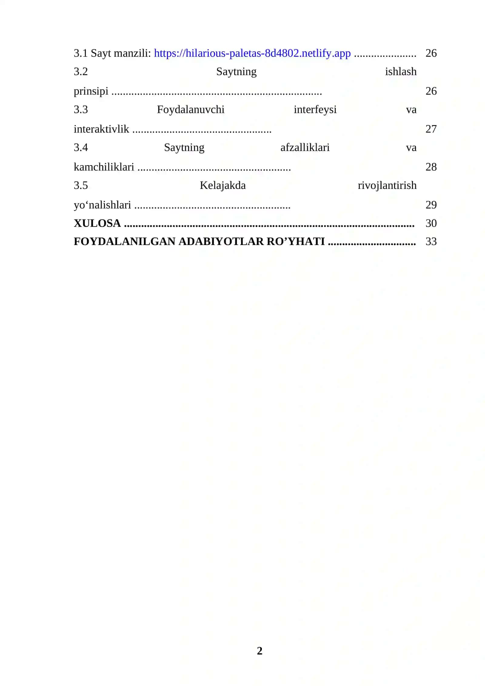 Elektron darslik yaratish uchun tizim 3