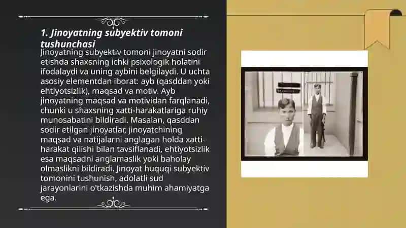 Jinoyatning subyektiv tomoni 3