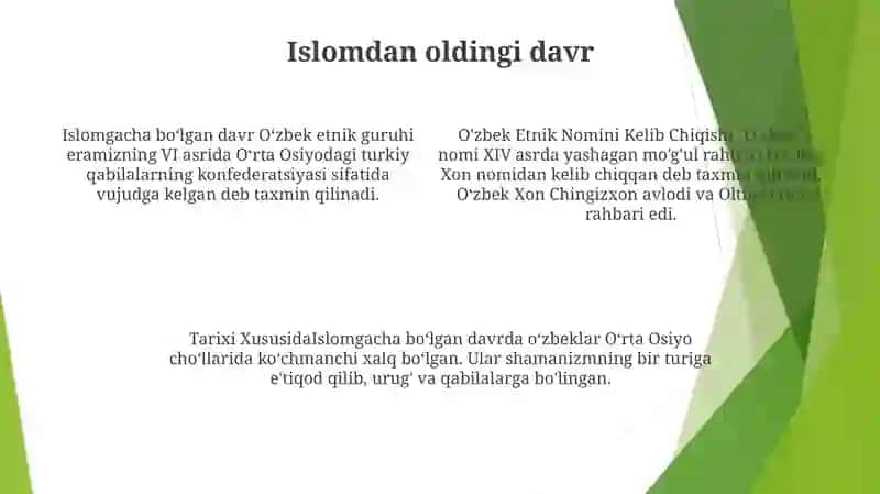 O‘zbek Etnik Nomini Kelib Chiqishi Tarixi Xususida 3