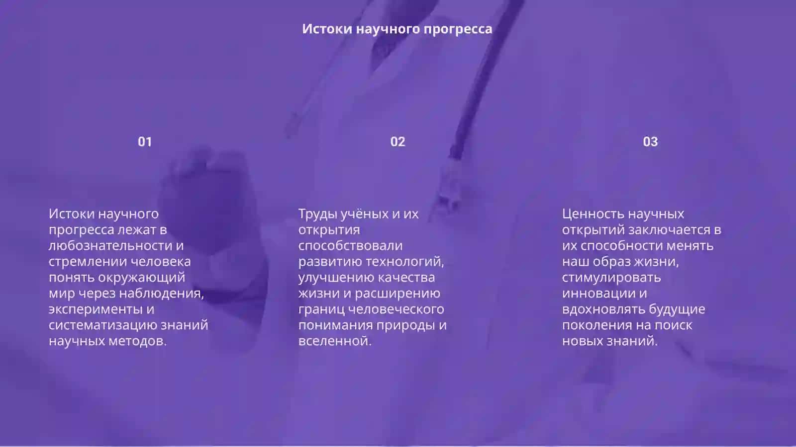Прогресс науки, труды учёных и ценность их открытий 3