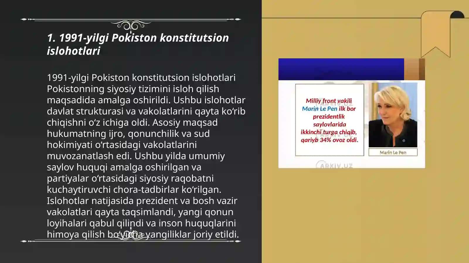 1991-yilgi Pokiston konstitutsion islohotlari 3