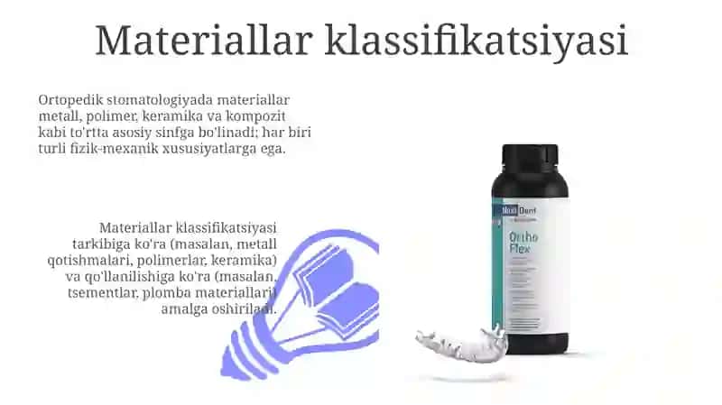 Ortopedik stomatologiyada ishlatiladigan materiallar 3