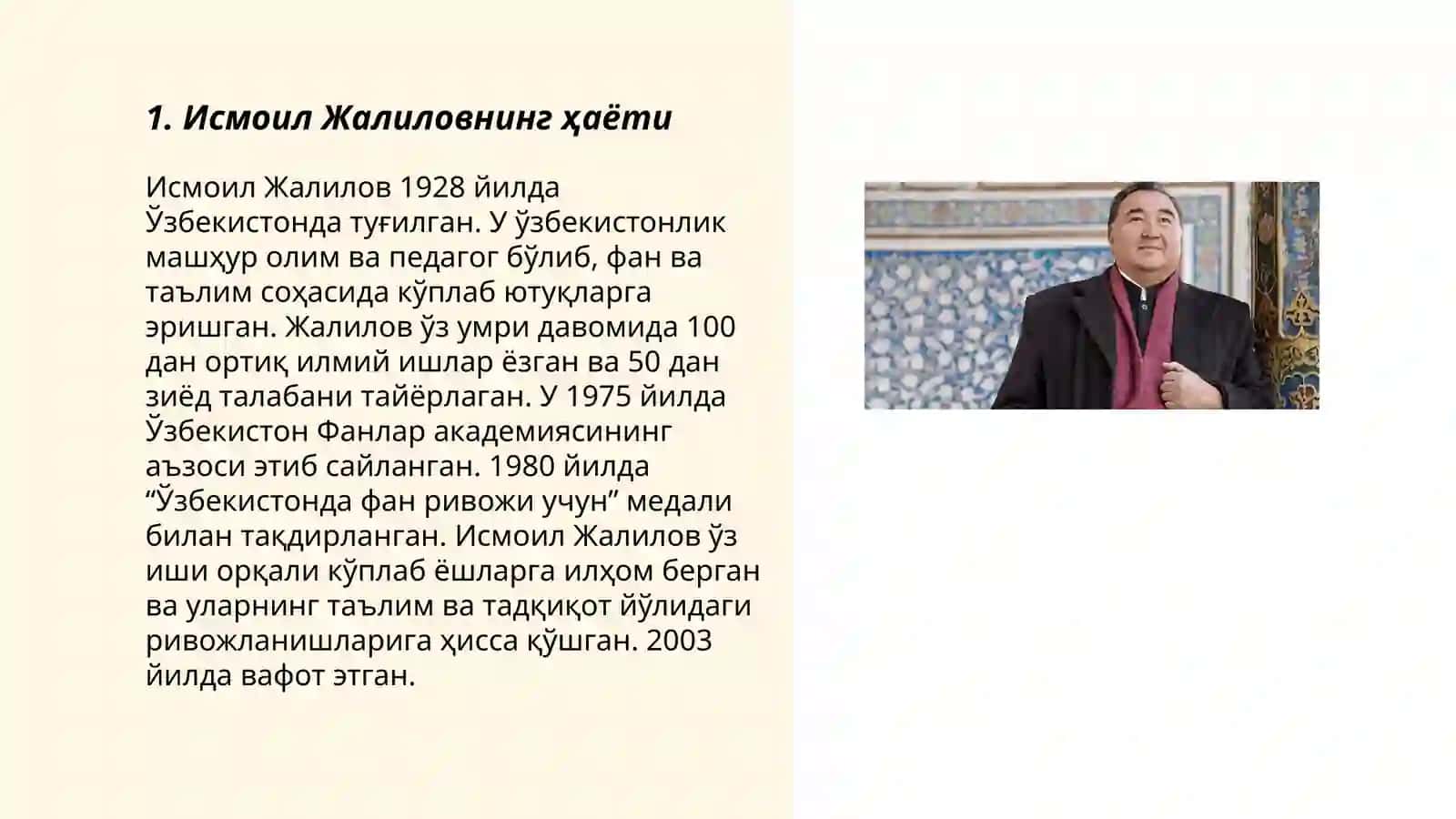 Ismoil Jalilov 3