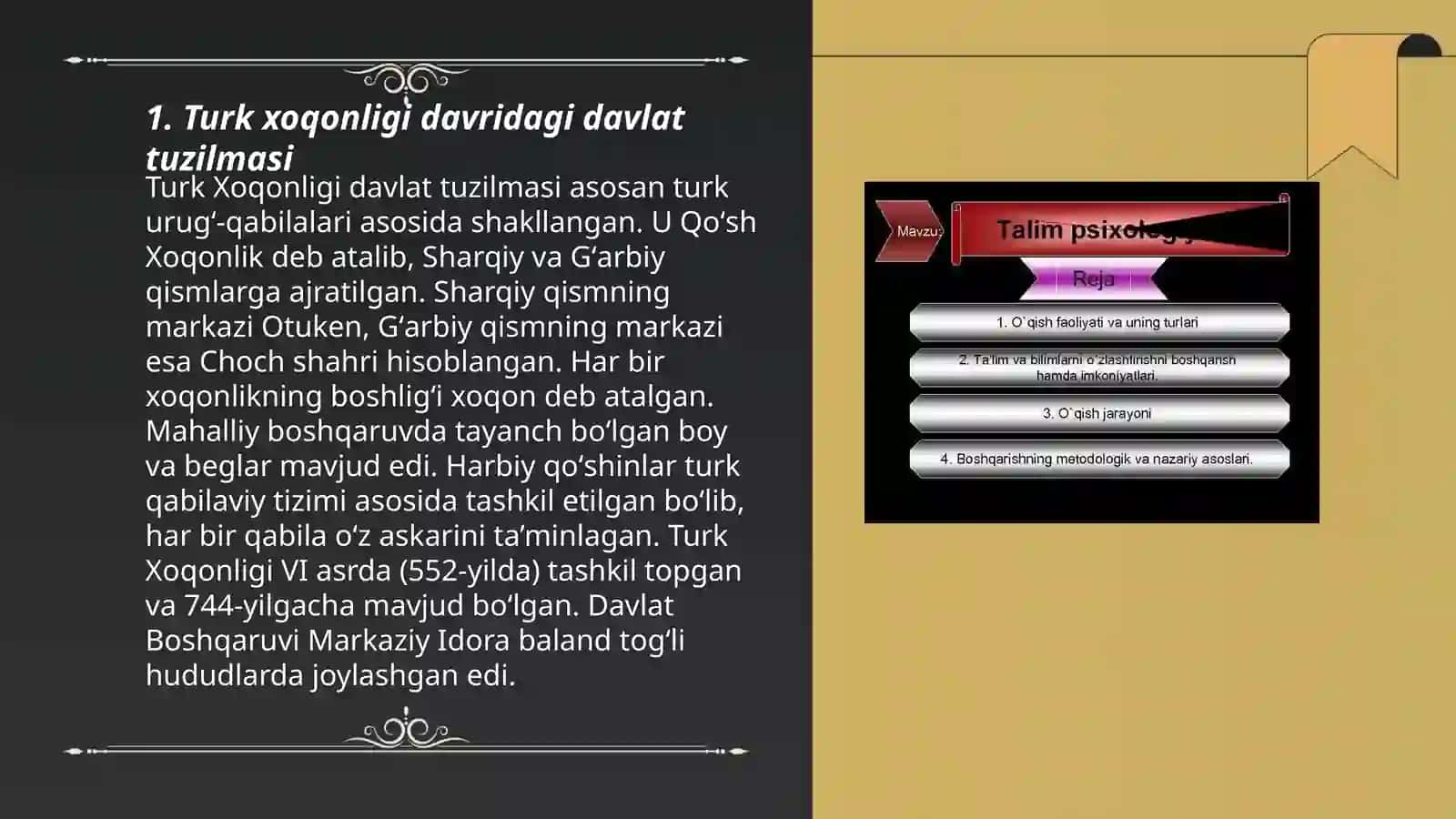 Turk Xoqonligi Davlat Tuzilmasi 3