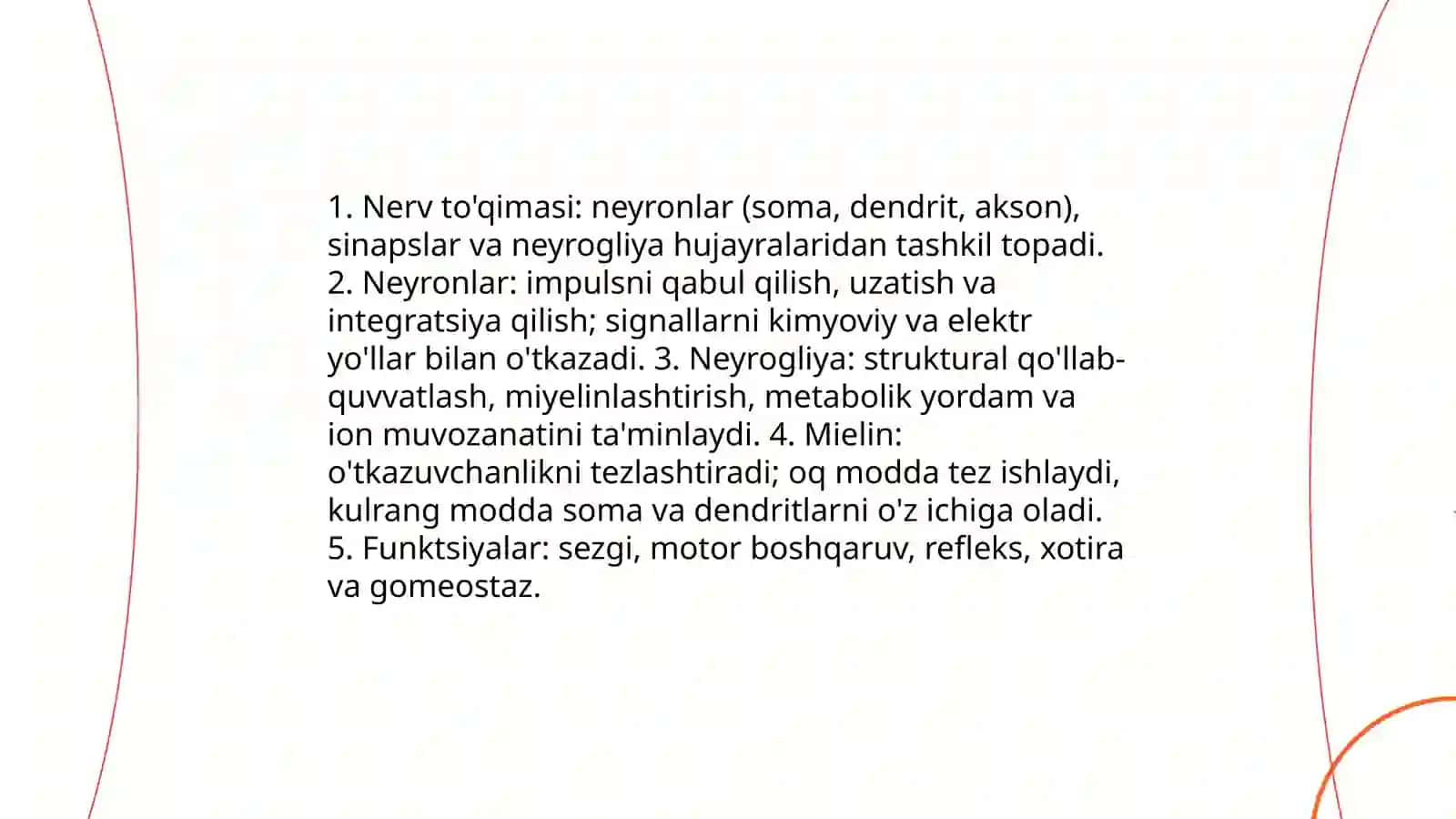 Nerv tõqimasi va neyronlar 3