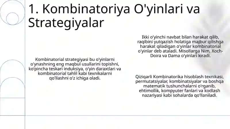 Qiziqarli kombinatorika 3