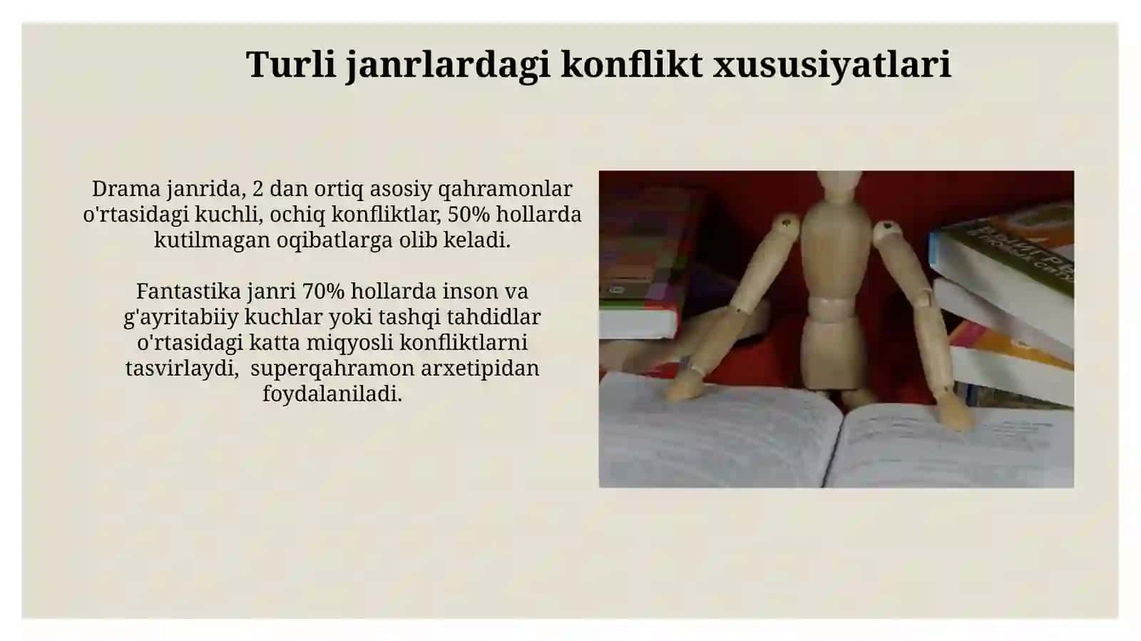 Konflikt Kompozitsiya tur va janrlar 3