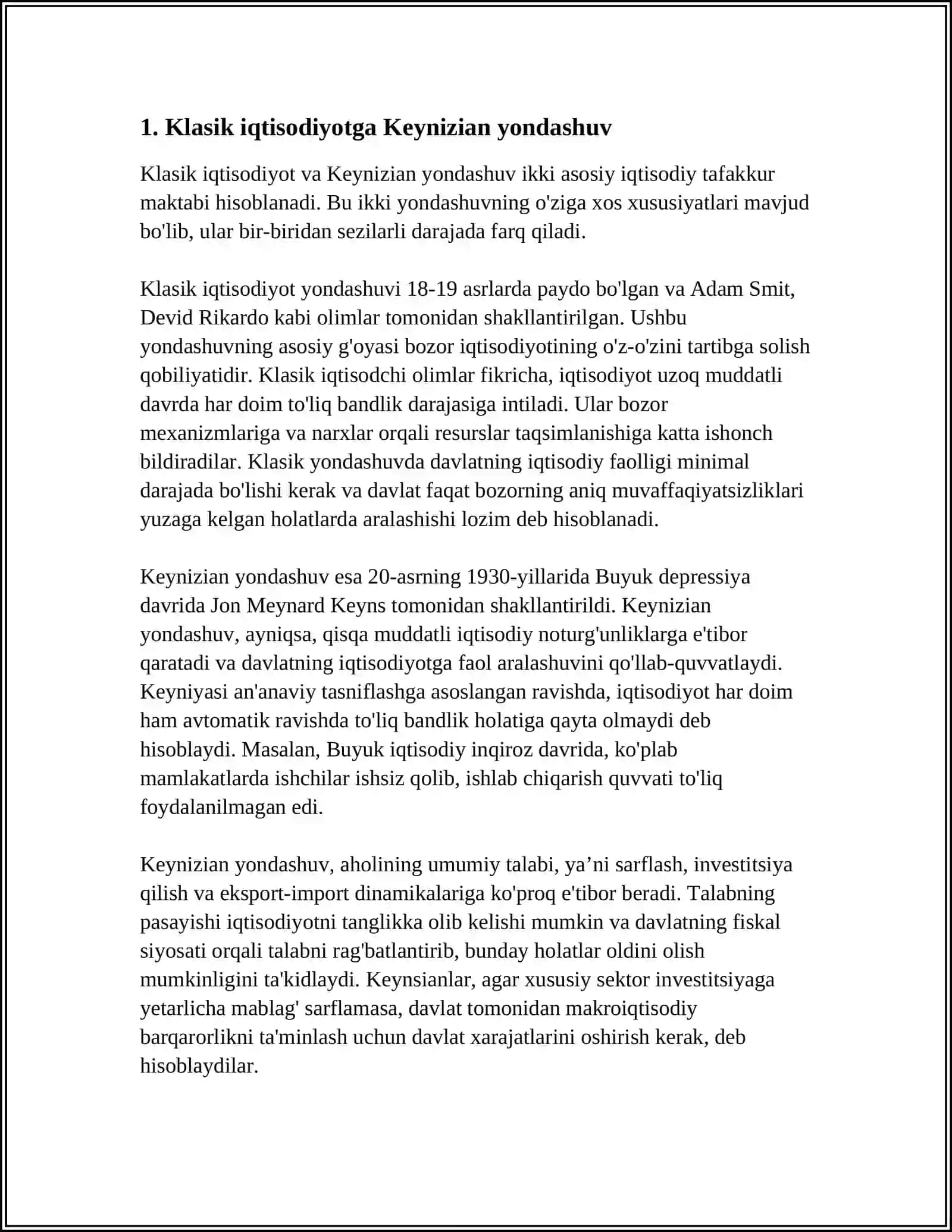 KEYNS IQTISODIY TAʼLIMOTINING XUSUSIYATLARI 3