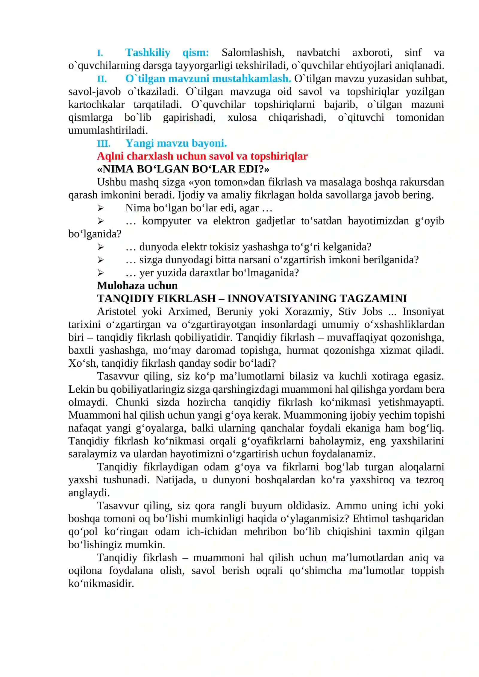 TANQIDIY FIKRLASH 3