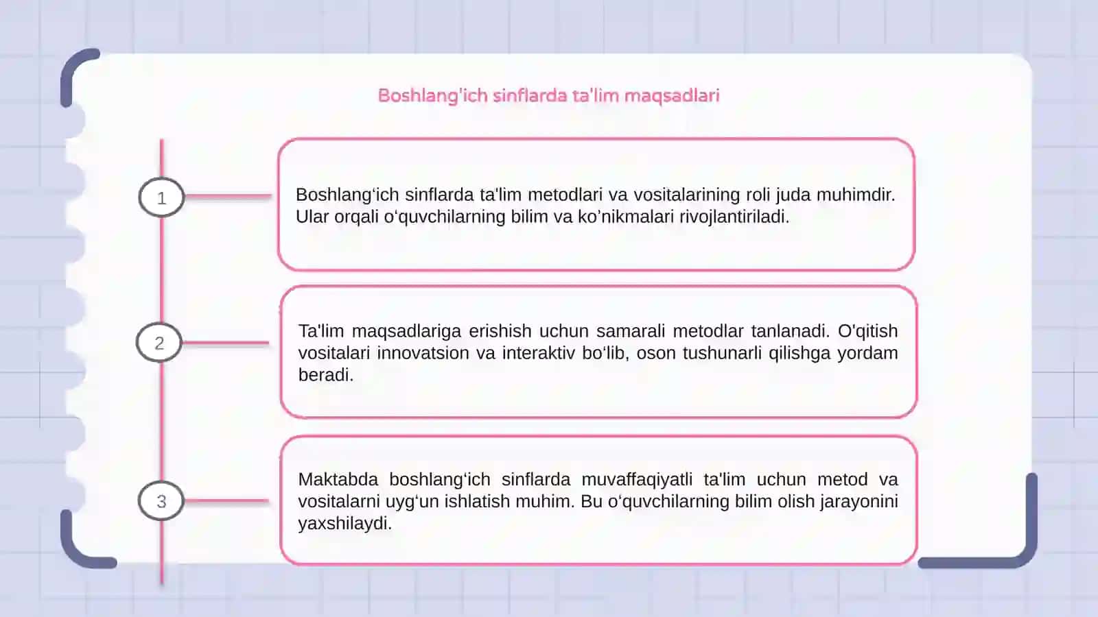 Boshlang'ich sinflarda ta'lim metodlari va vositalari 3