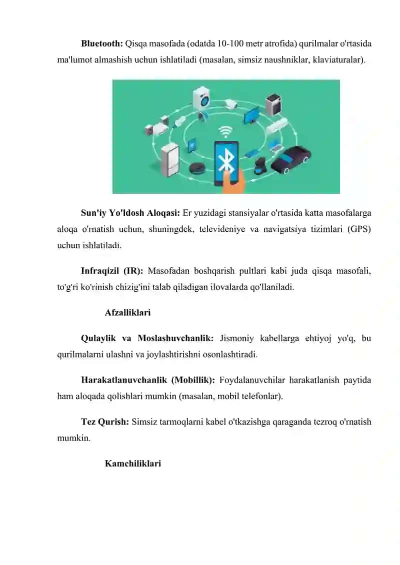 Simsiz Axborot Uzatish 3