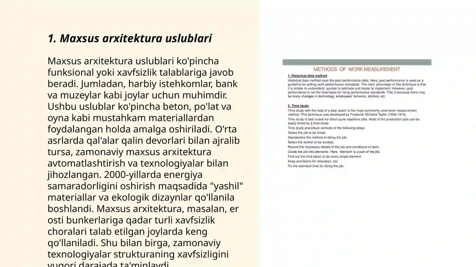 Maxsus tarixiy uslublar 3